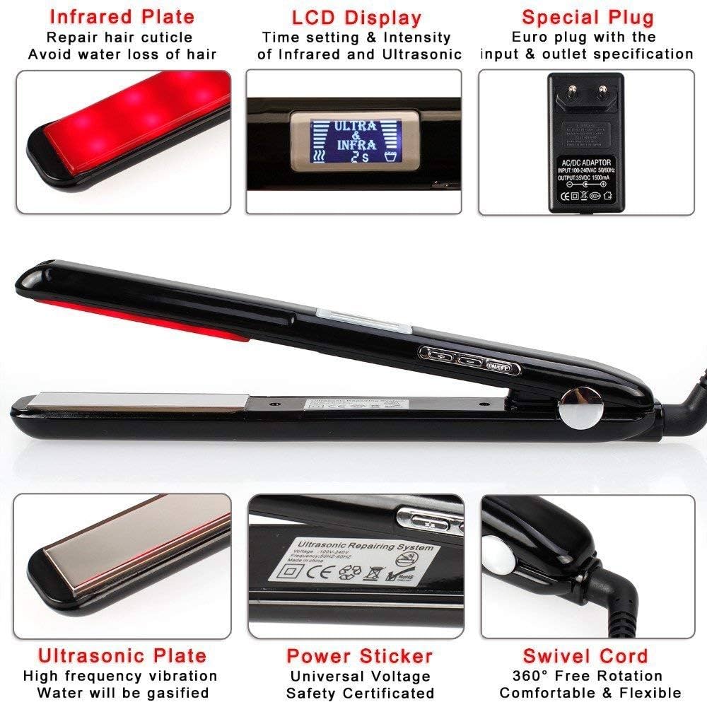 Amazon.com : Generic Ultrasonic Infrared Hair Care Iron with
